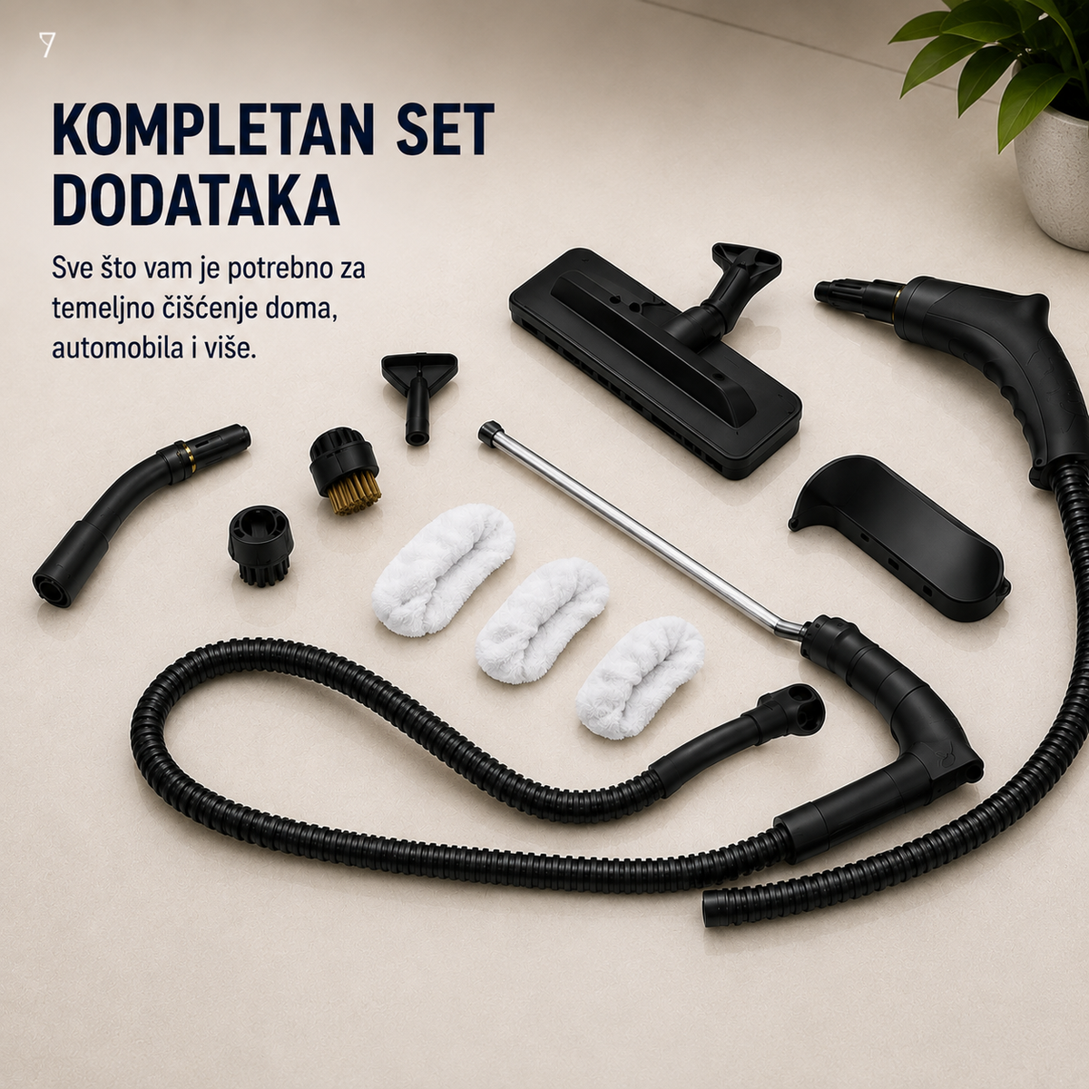 Paročistač sa kompresorom 2500W