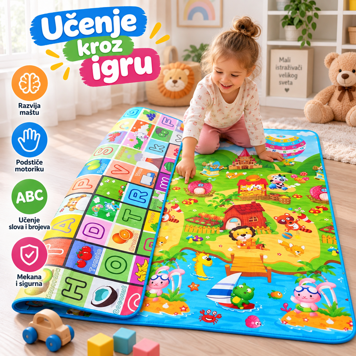 Interaktivna Prostirka/Tepih Za Decu