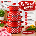 SET RETRO ŠERPI - 5 KOMADA