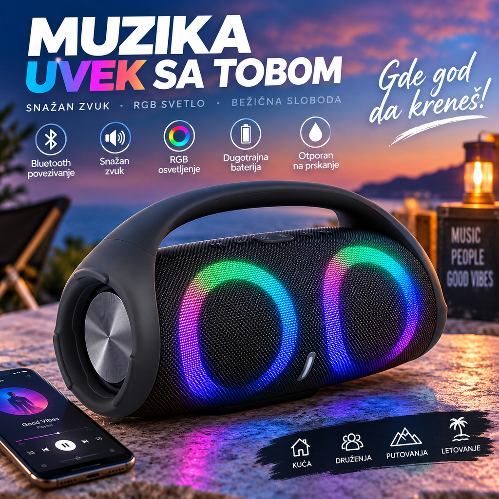 Bluetooth bežični zvučnik Boonbox 2
