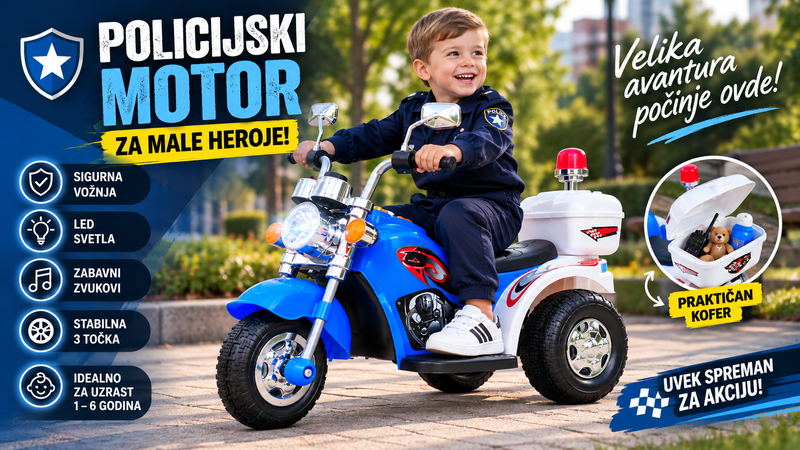 Akumulatorski Motor Za Decu