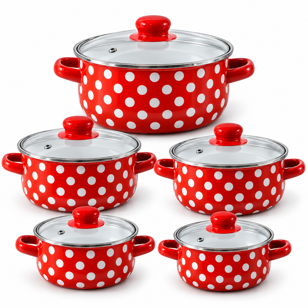 SET RETRO ŠERPI - 5 KOMADA