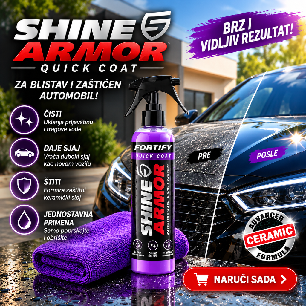 SHINE ARMOR sprej za poliranje vozila
