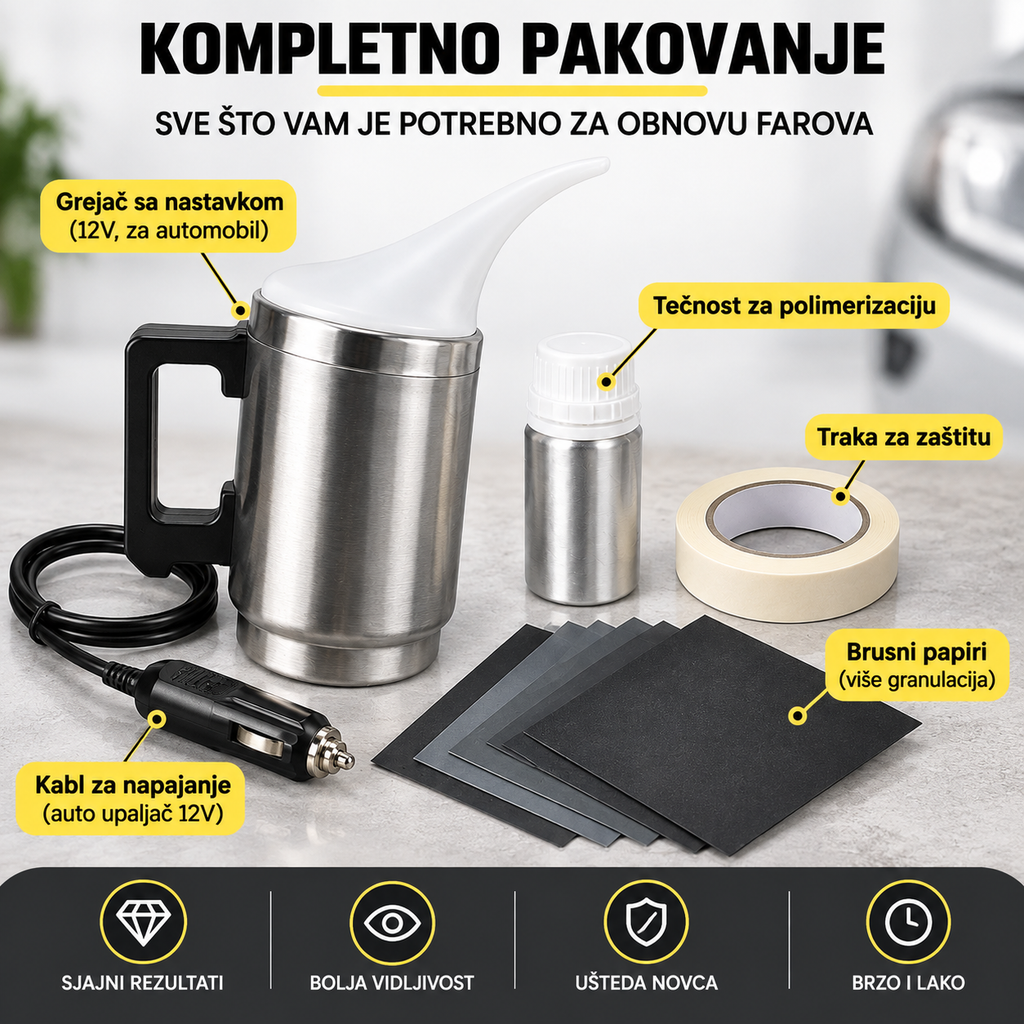 Set za polimerizaciju farova