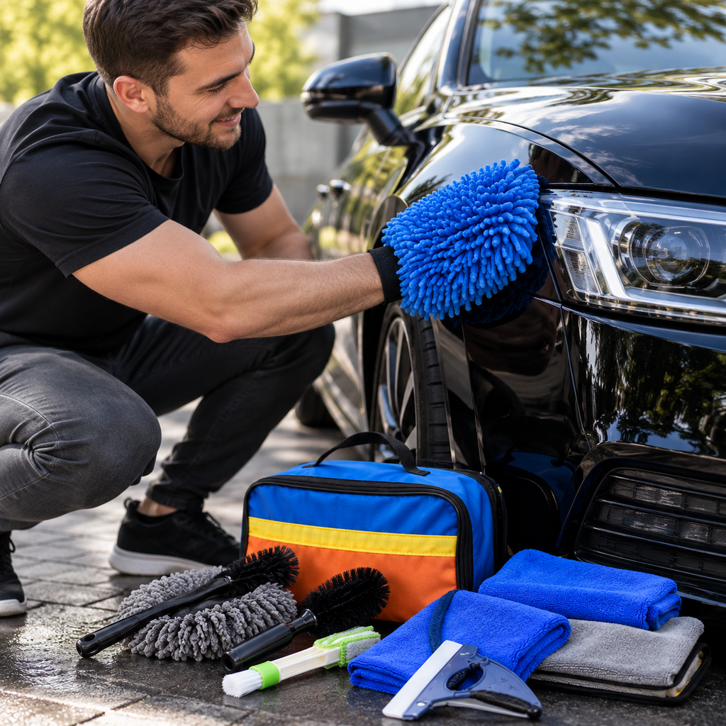Set za detaljno čišćenje automobila – komplet od 11 delova