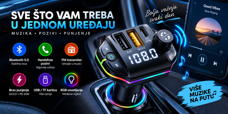 FM transmiter za auto