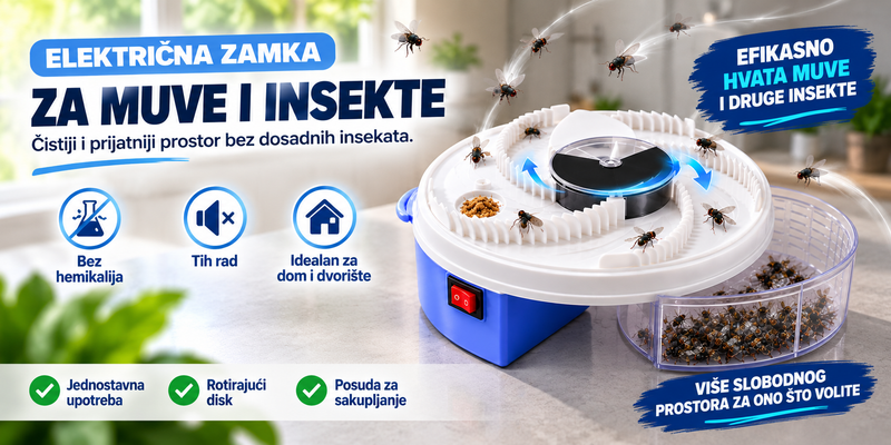 Električna zamka za muve i insekte
