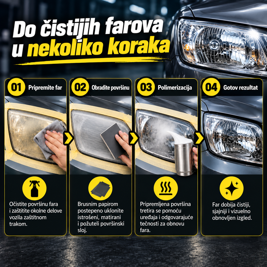 Set za polimerizaciju farova